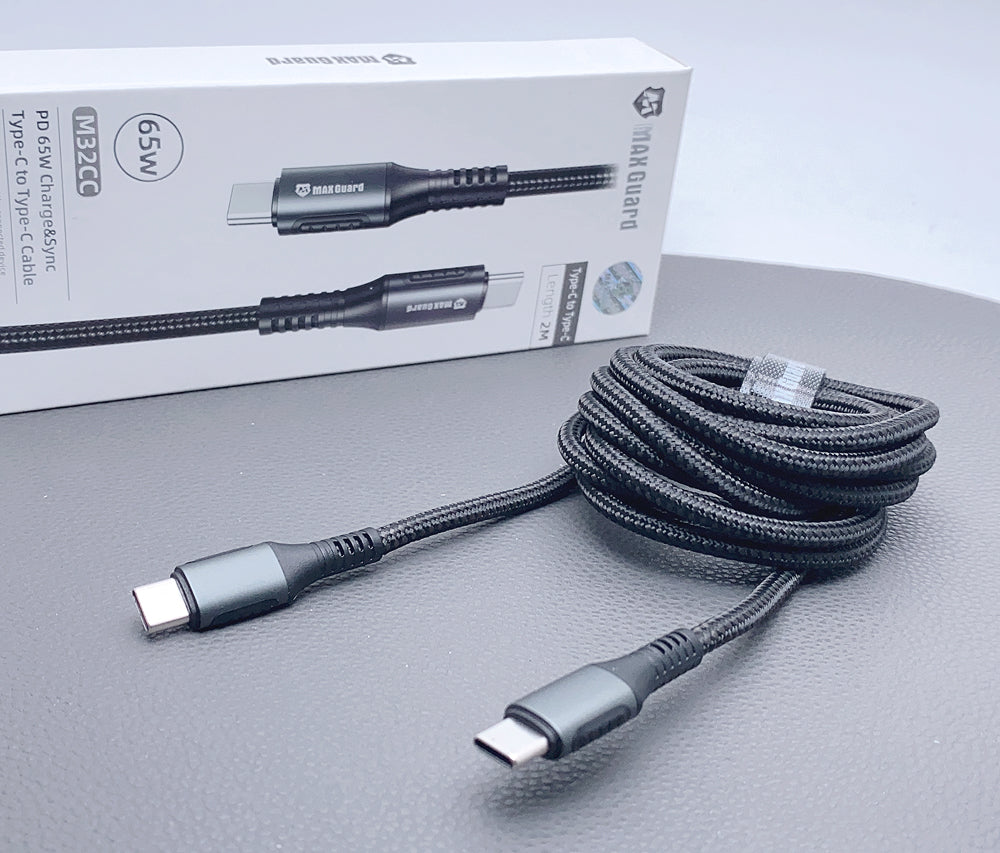 Maxguard 2m PD 65W Type-C to Type-C cable Skyline Mobile 